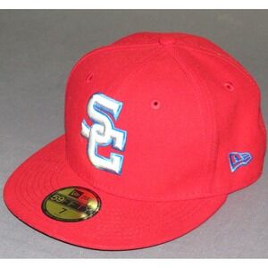Syracuse Chiefs New Era‎ 549Fifty Red Fitted Baseball Hat sz. 7